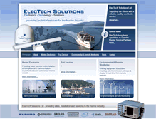 Tablet Screenshot of electechsolutions.co.uk